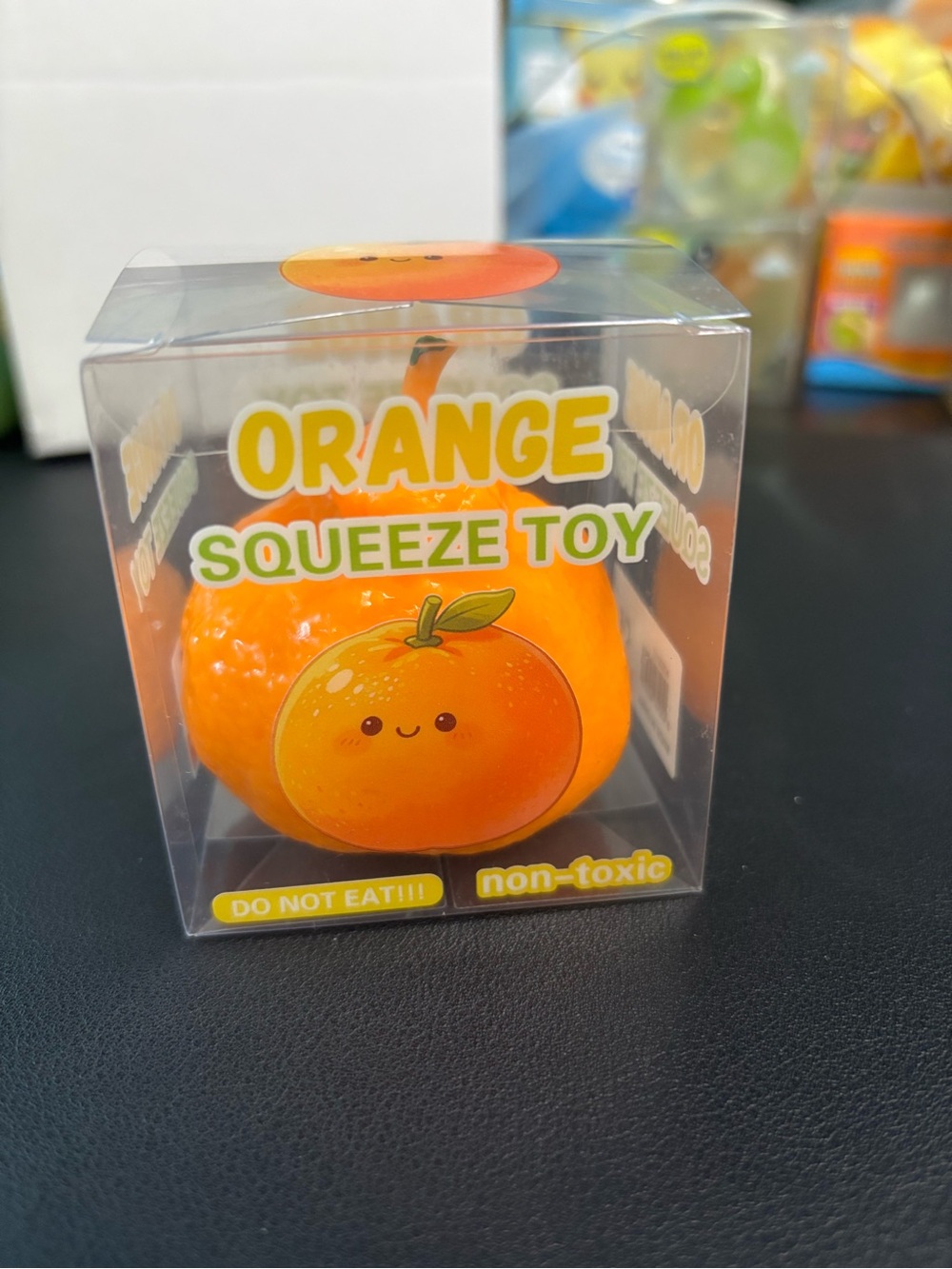Viral Crunchy Orange Squishy Toy